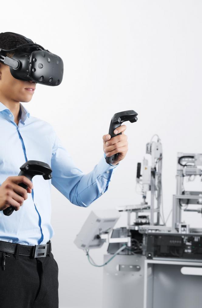 Digital learning with virtual reality